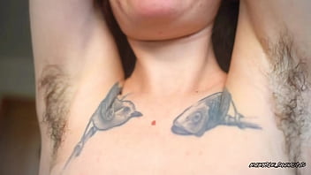 Bratty goddess humiliation hairy armpit worship & spit Bratty goddess humiliation hairy armpit worship & spit