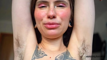 Bratty goddess humiliation hairy armpit worship & spit