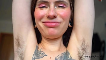 Bratty goddess humiliation hairy armpit worship & spit