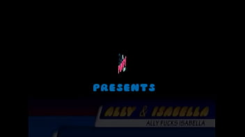 Wet and puffy lesbian ally fucks isabella