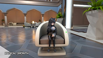 Fox girl's magical growth