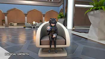 Fox girl's magical growth