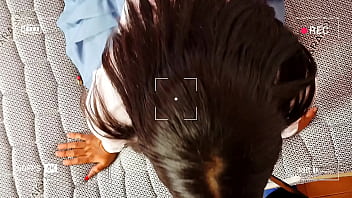 Sexy estudiante de un gran culo grande folla con su profesor para pasar el año