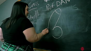 Bbw student alexxxis allure in bad girl does bad things