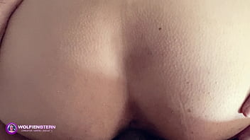 Hot milf's pussy stretched by big cock and tits covered with cum closeup pov action