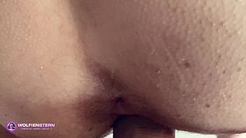 Hot milf's pussy stretched by big cock and tits covered with cum closeup pov action