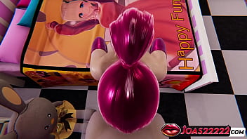 Rena with huge boobs lingerie 3d hentai featuring handjob huge cock stroking deepthroat mouth fuck and cum on huge boobs from sitting blowjob in honey select 2