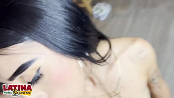 Latina porn casting skinny big booty small boob slut takes first big white cock bwc