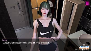 Ep2 lesbian show with luna and mion female anchor next door