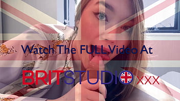 Hot british teen eats cum