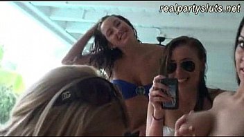 Slutty Amateur Hot College Girls Pool Party Leads Into Fucking thumbnail