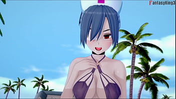 Valentine sexy nurse on bikini having sex 2 skullgirls full & pov movie on sheer & fantasyking3