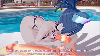 Valentine sexy nurse on bikini having sex 2 skullgirls full & pov movie on sheer & fantasyking3