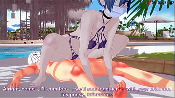 Valentine sexy nurse on bikini having sex 2 skullgirls full & pov movie on sheer & fantasyking3