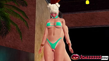 Pool party with qiyana in swimsuit rule34 animation thighjob fetish service in bikini pool doggystyle fuck & missionary fuck ending cum a lot of sperm in honey select 2