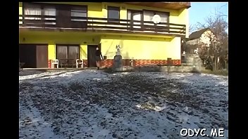 Hot hottie gives steamy tit fuck