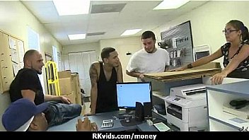 Sexy wild chick gets paid to fuck 19