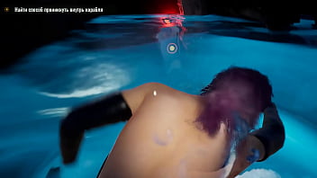 Lara activated an ancient statue and got fucked by a big dick 3d hentai game animation