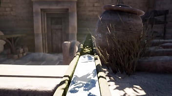 Lara activated an ancient statue and got fucked by a big dick 3d hentai game animation