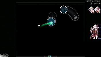 Sofrendo de um orgasmo enquanto jogas osu e aperta em círculos