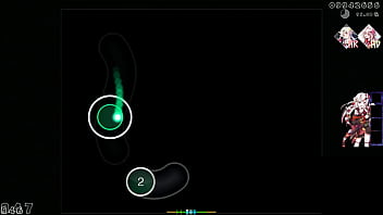 Sofrendo de um orgasmo enquanto jogas osu e aperta em círculos