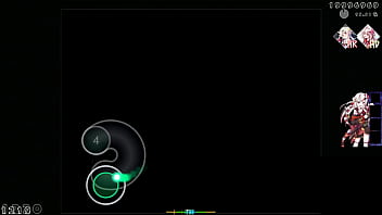 Sofrendo de um orgasmo enquanto jogas osu e aperta em círculos