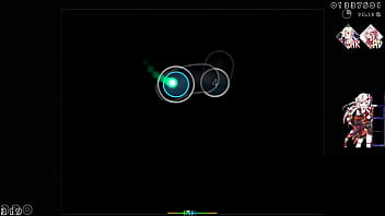 Sofrendo de um orgasmo enquanto jogas osu e aperta em círculos