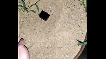 Chastity key burried away