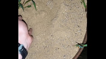 Chastity key burried away