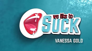 Vanessa gold sucks cock in pov