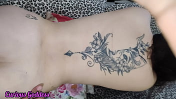 Curious goddess hot milf big ass pussy licking hard fucking creampie blowjob cum licking part 1