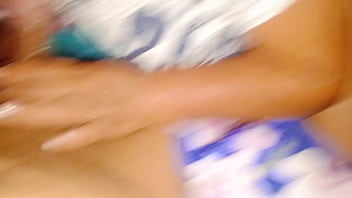 We went out to the terrace with my stepmother to have sex better but they almost found us