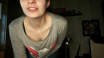 Adorable 18 yo is afraid to hurt