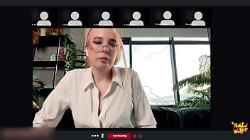 Everyone saw how my boyfriend fucks me in zoom