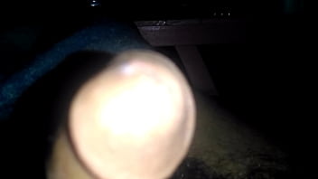 Hairy latino tries glans massage until orgasm