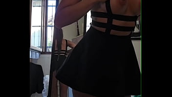 Do you like how i wear this dress check out my account i have tons of really hot content