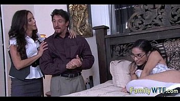 Step mom and daughter threesome 1142