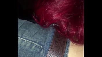 My redhead going to work