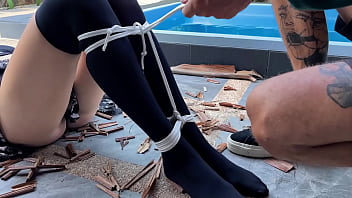 She likes to be tiedup and tickled