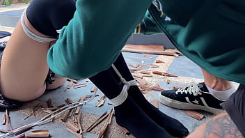 She likes to be tiedup and tickled