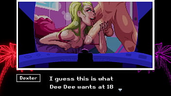 Dexter keeps tabs on his sister deedee