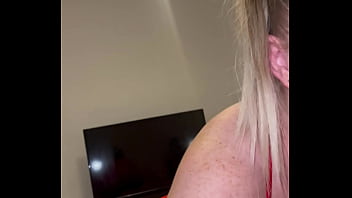 Step sister sucks him really well he puts his fingers down her throat and she prepares to be fucked from behind