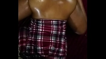 Christmas ass worship slow motion ass smacking