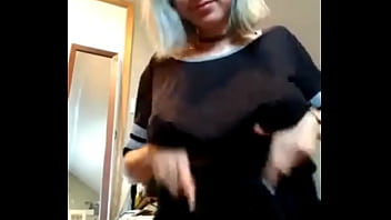 Brand new showing her breasts