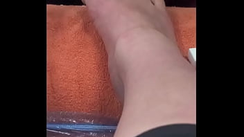 Pedicure in a salon