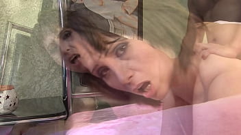 Sophia drinks every last drop of semen after taking cock