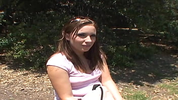 Sophia drinks every last drop of semen after taking cock