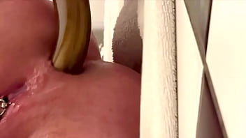 50cm long dildo anal masturbate with sweet orgasm and a lot juice from my pussy