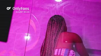 While i'm showering my boyfriend records me i get naughty