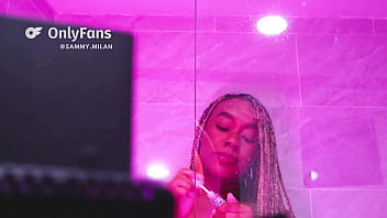 While i'm showering my boyfriend records me i get naughty